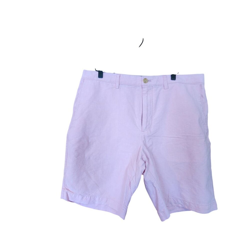 Banana Republic Mens Pink Chino Shorts Size 35 Flat Front